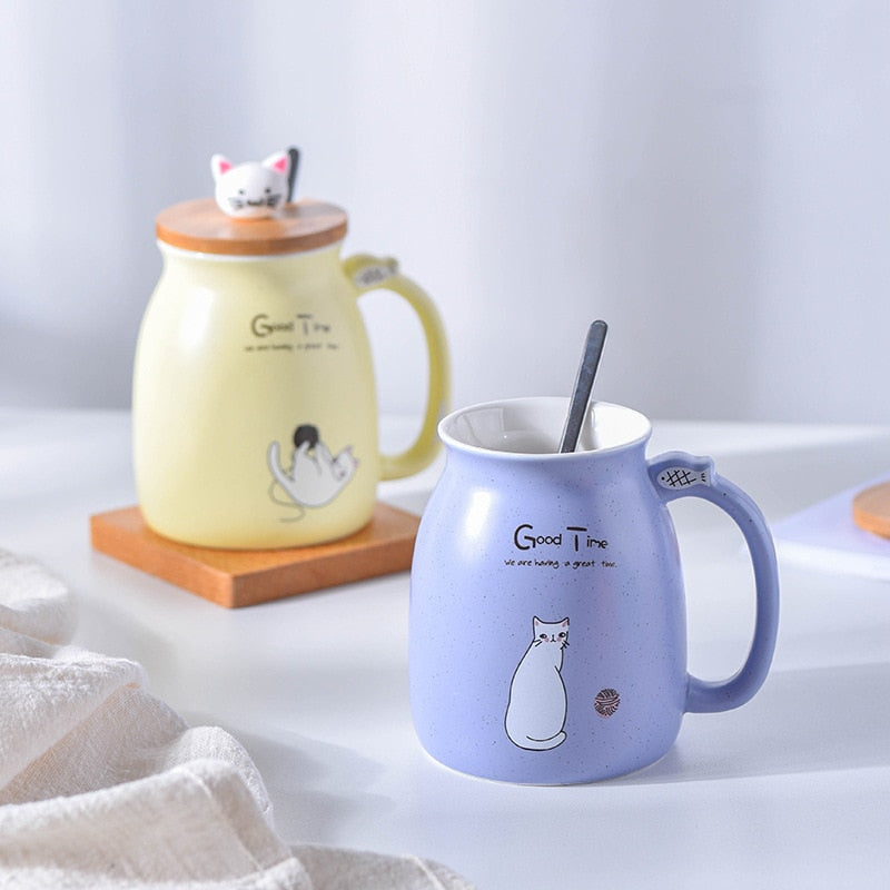 Tazza mug ceramica gatto 400 ml - KATY Balvi│BalenaDesign